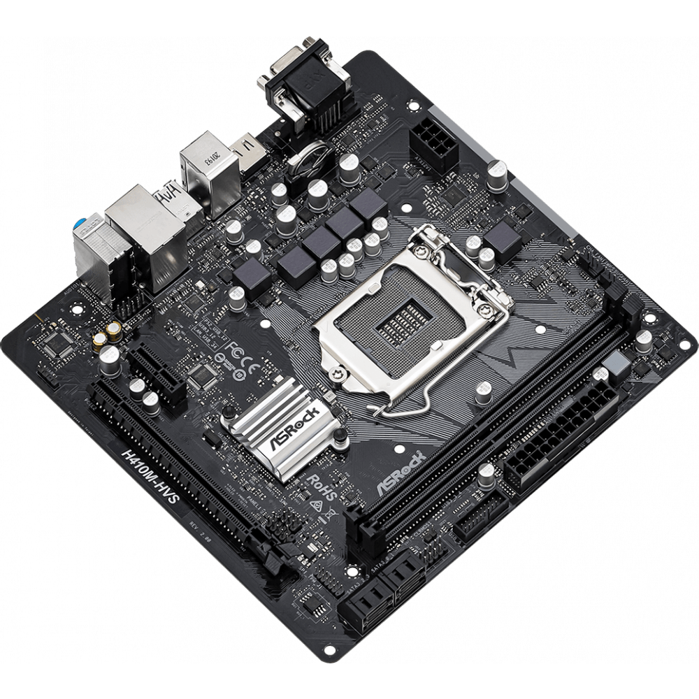 Материнская плата ASRock H410M-HVS R2.0 - фото 2
