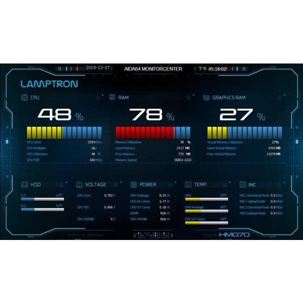 Монитор параметров Lamptron HM070 v2 - HM070V2 - фото 4