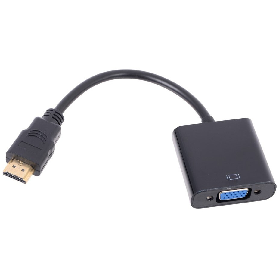 Переходник HDMI (M) - VGA (F), 0.15м, Telecom TA558