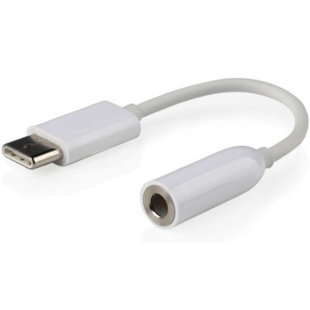 Переходник USB Type-C - 3.5 Jack, Gembird CCA-UC3.5F-01-W