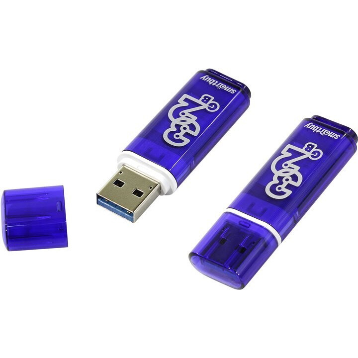 USB Flash накопитель 32GB SmartBuy Glossy Dark Blue (SB32GBGS-DB)