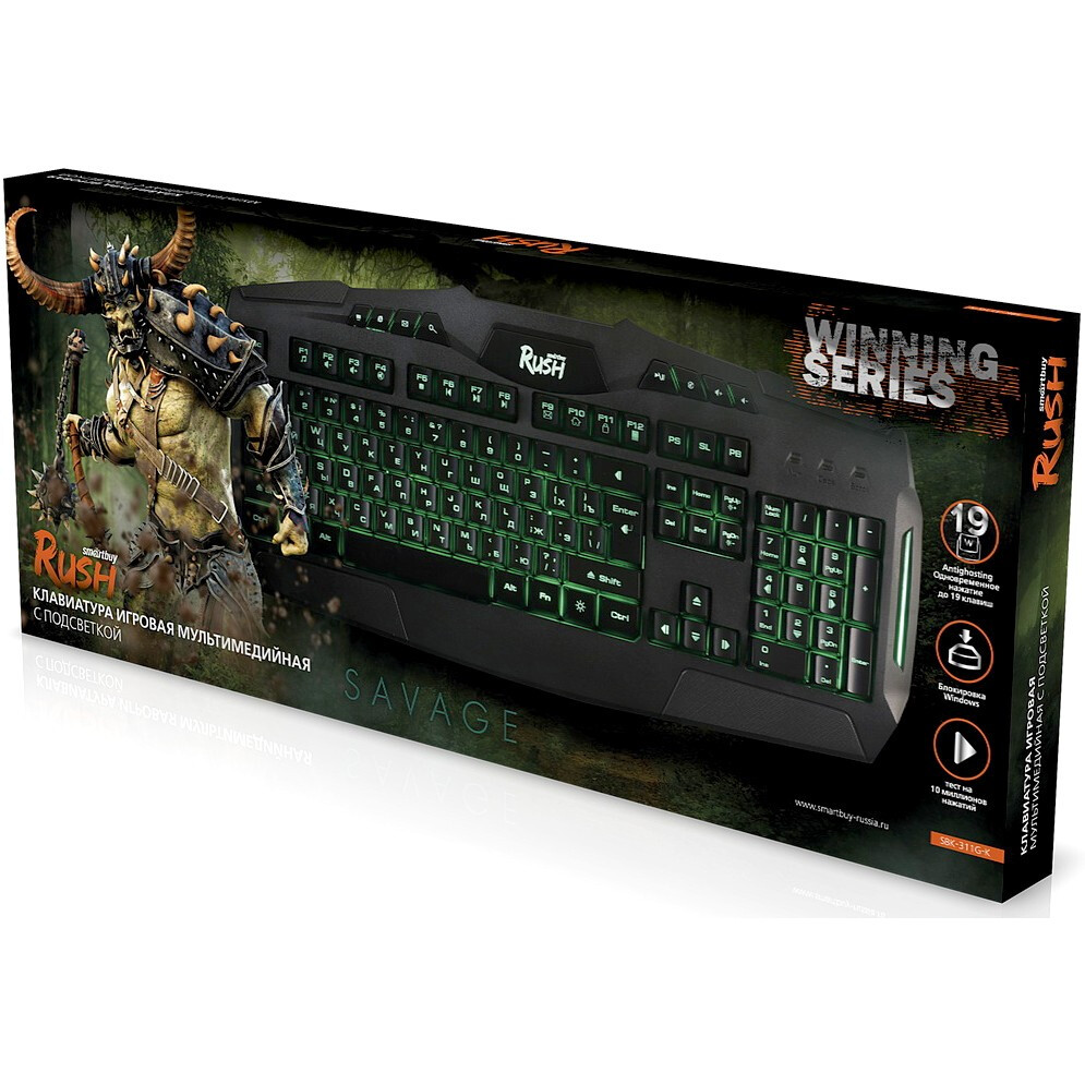 Клавиатура SmartBuy SBK-311G-K - фото 3