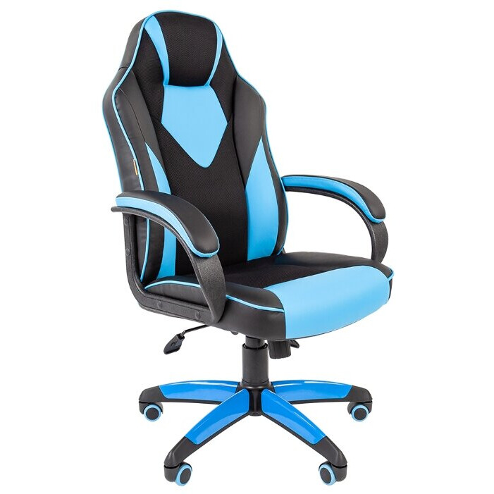 Игровое кресло Chairman Game 17 Black/Blue (00-07024559)