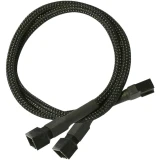 Разветвитель 3-pin - 2x 3-pin, Nanoxia NX3PY60C Carbon