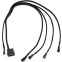 Переходник Molex + 4-pin - 4x 4-pin, GELID CA-PWM-03