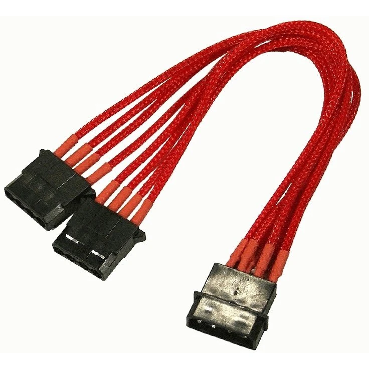 Разветвитель Molex - 2x Molex, Nanoxia NX4PY2ER