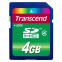 Карта памяти 4GB SD Transcend  (TS4GSDHC4)