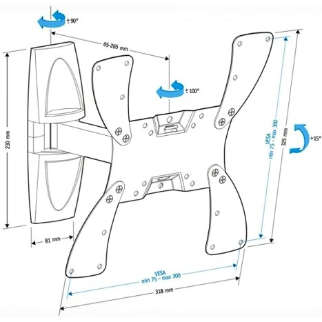 Кронштейн Holder LCDS-5020 Black - фото 2