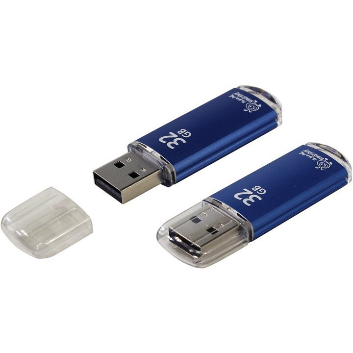USB Flash накопитель 32GB SmartBuy V-Cut Blue (SB32GBVC-B)
