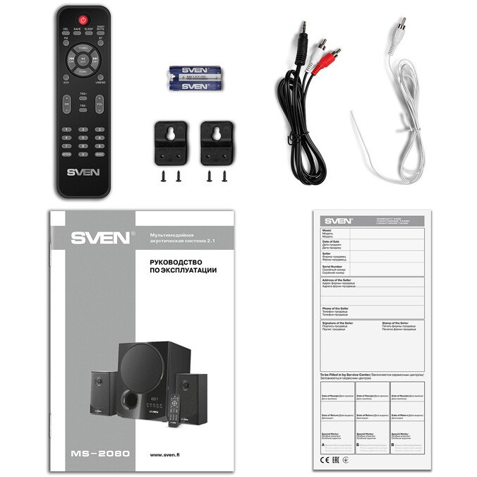 Колонки Sven MS-2080 Black - фото 7