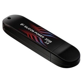 USB Flash накопитель 32Gb Silicon Power Blaze B10 Black (SP032GBUF3B10V1B)