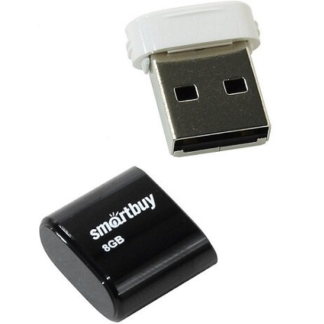 USB Flash накопитель 8Gb SmartBuy Lara Black (SB8GBLara-K) - фото 2