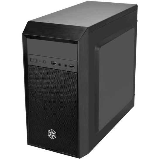 Корпус Silverstone Precision PS16B Black - SST-PS16B - фото 3