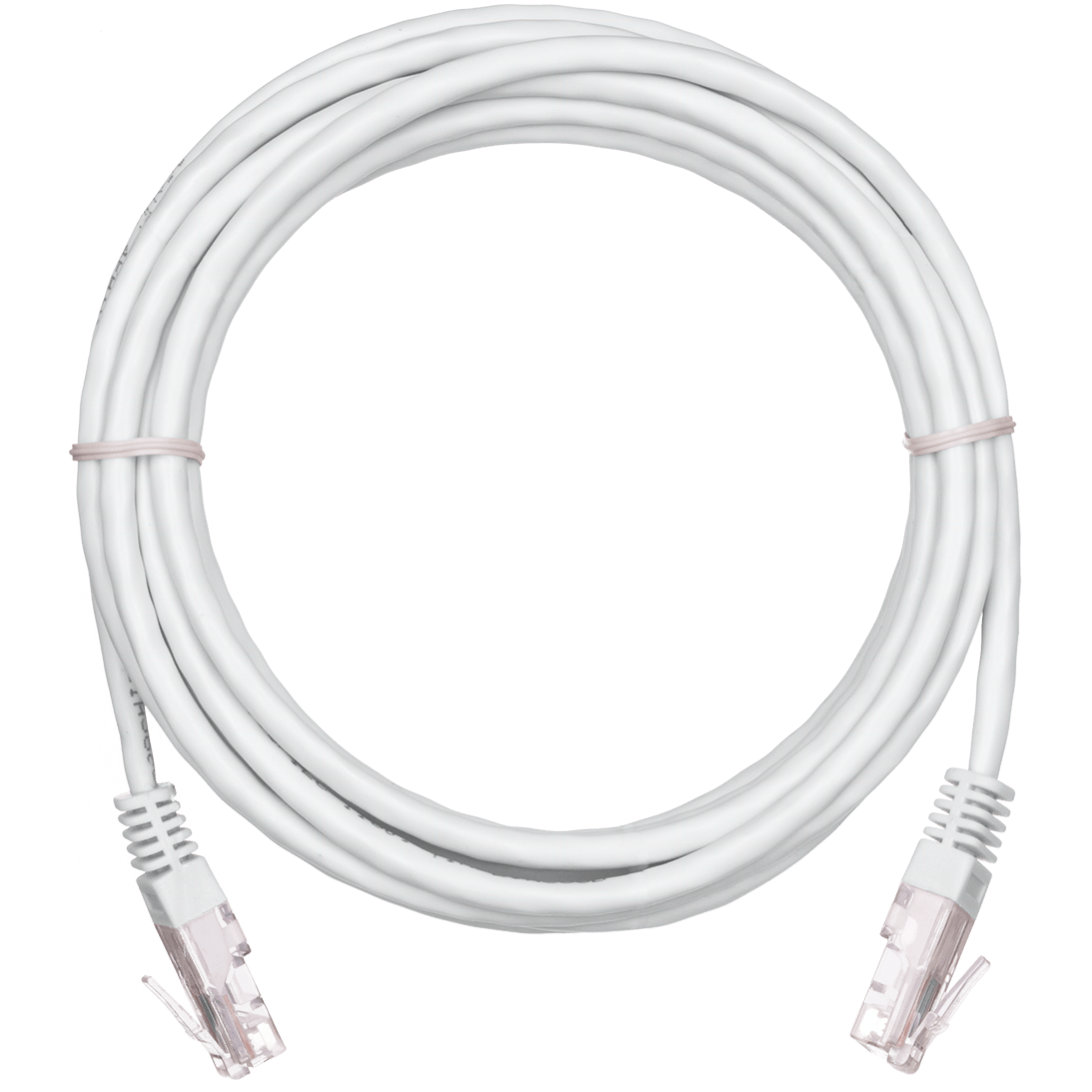 Патч-корд NETLAN EC-PC4UD55B-BC-PVC-100-WT-5, 10м, 5 шт.