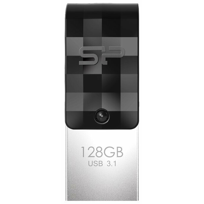USB Flash накопитель 128Gb Silicon Power Mobile C31 Black (SP128GBUC3C31V1K)