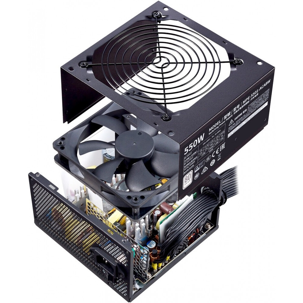Блок питания 550W Cooler Master MWE White (MPE-5501-ACABW-EU) - фото 8