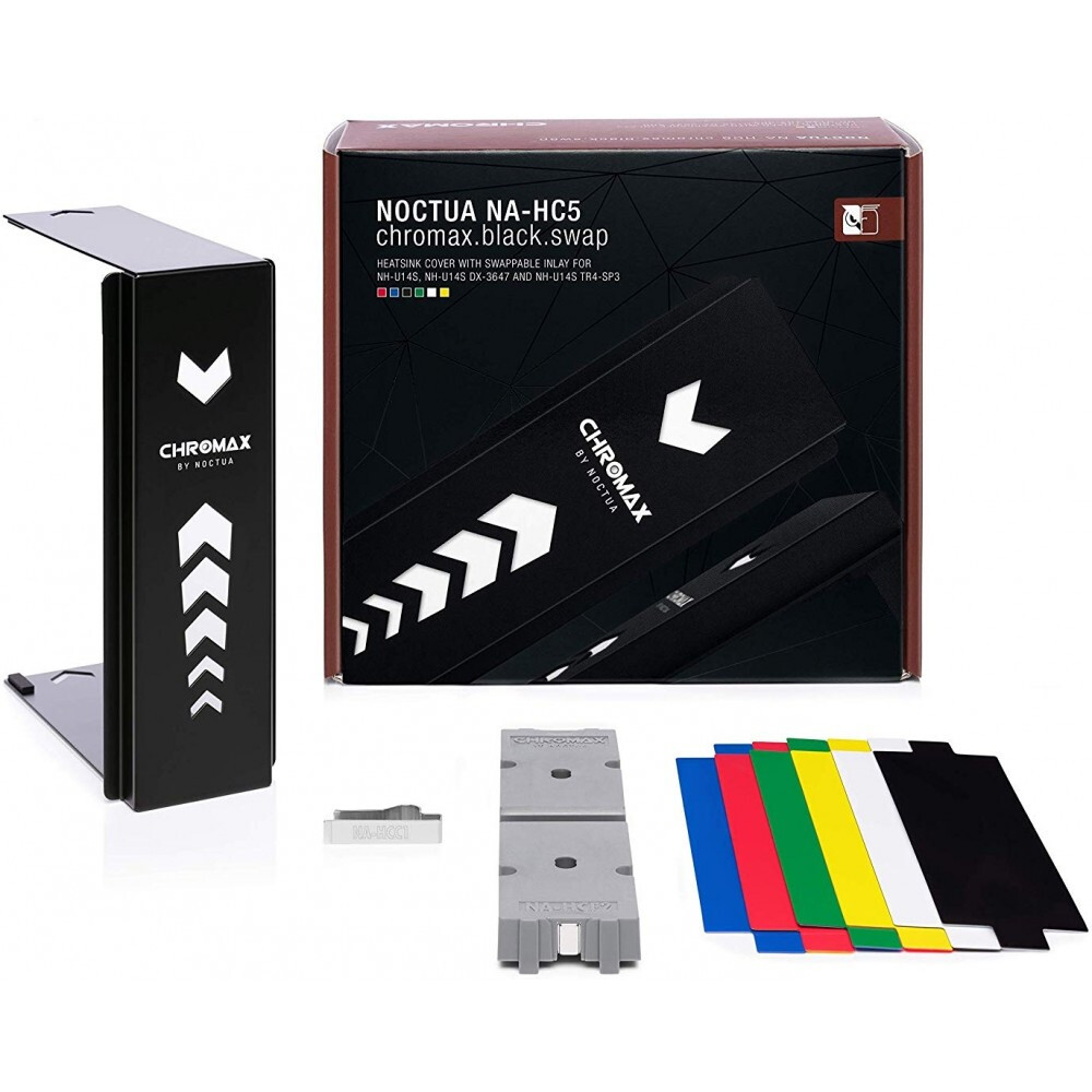 Декоративный кожух для кулера Noctua NA-HC5 chromax.black.swap - NA-HC5-BLACK - фото 5