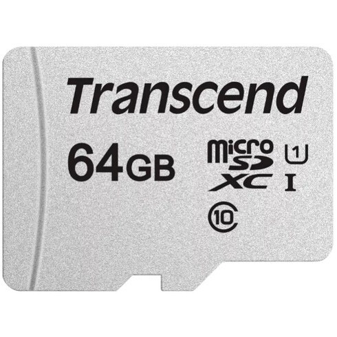 Карта памяти 64GB MicroSD Transcend (TS64GUSD300S)