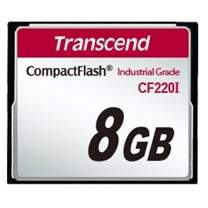 Карта памяти 8GB Compact Flash Transcend 220x (TS8GCF220I)