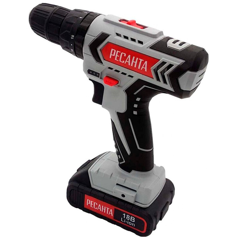 Дрель-шуруповёрт Ресанта ДА-18-2ЛК