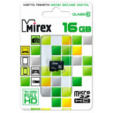 Карта памяти 16Gb MicroSD Mirex (13612-MC10SD16)