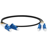 Патч-корд Hyperline FC-D2-9-LC/UR-LC/UR-H-1M-LSZH-BK, 1м