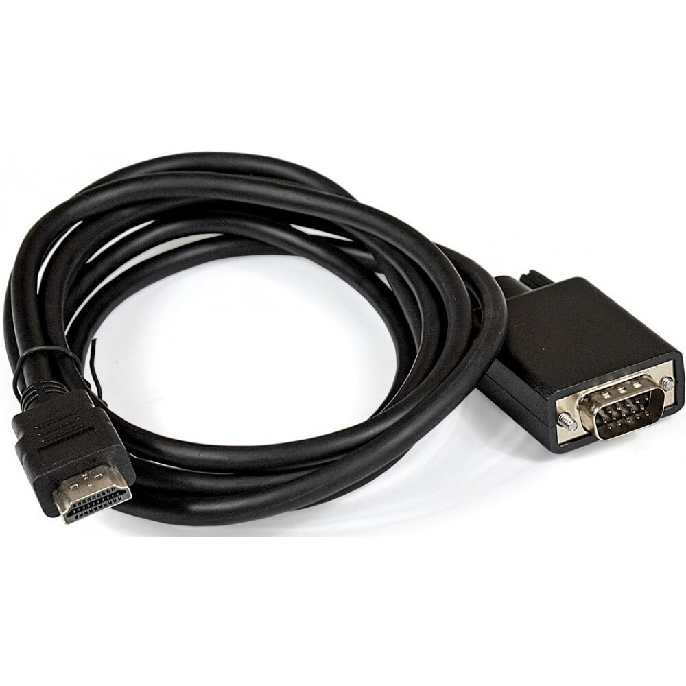 Кабель HDMI (M) - VGA (M), 1.8м, ExeGate EX-CC-HDMIM-VGAM-1.8