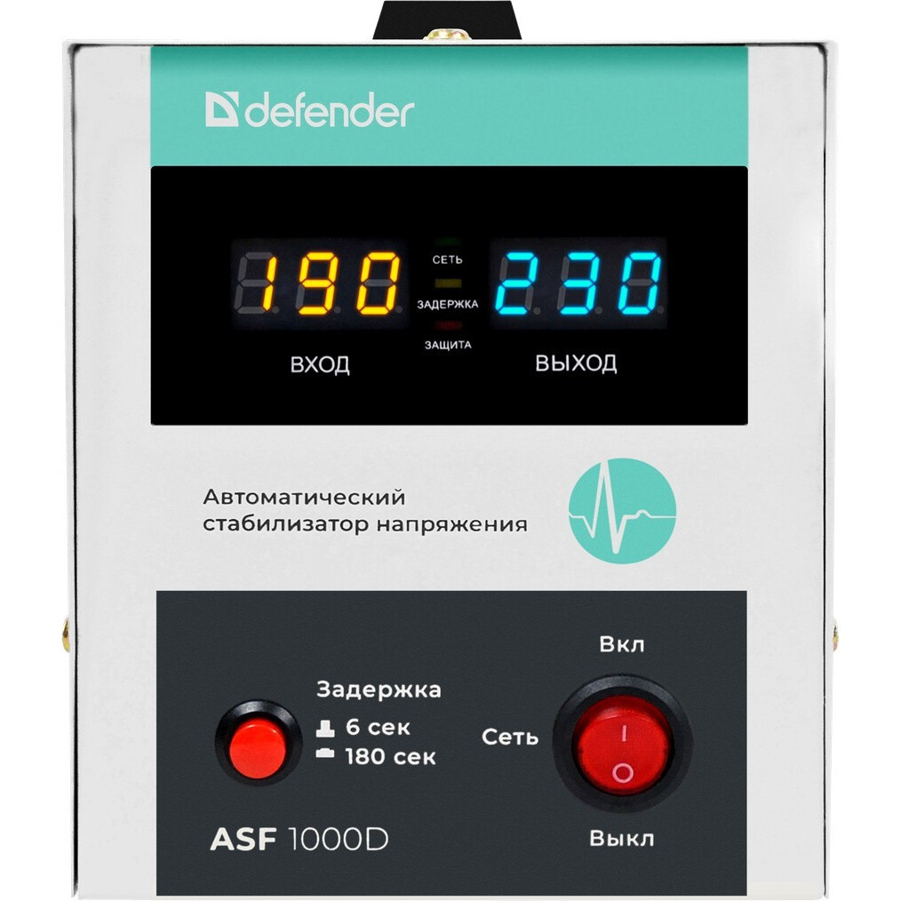 Стабилизатор напряжения Defender ASF 1000D - 99035 - фото 2