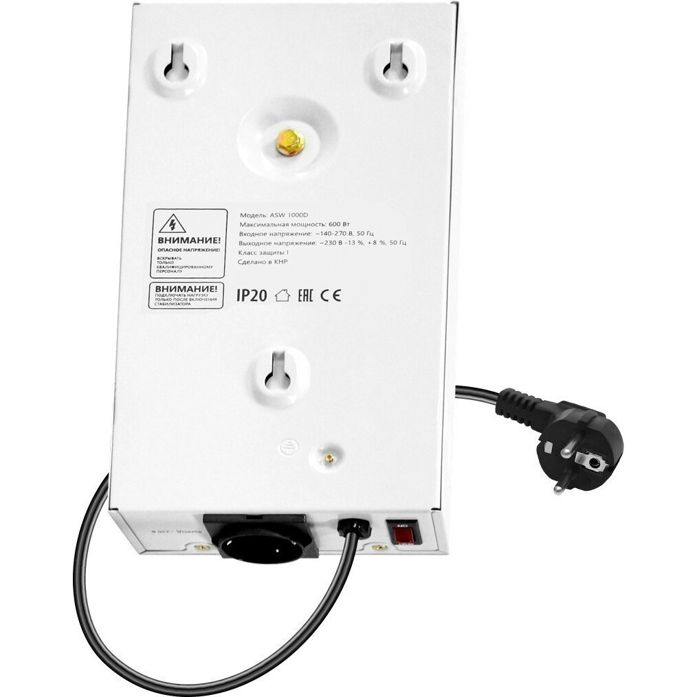 Стабилизатор напряжения Defender ASW 1000D - 99045 - фото 3