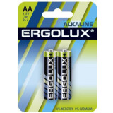 Батарейка Ergolux (AA, 2 шт)