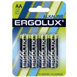 Батарейка Ergolux LR6-BL4 (AA, 4 шт.)