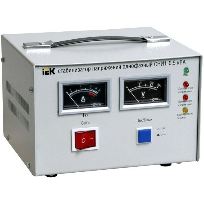 Стабилизатор напряжения IEK СНИ1-0,5 кВА - IVS10-1-00500
