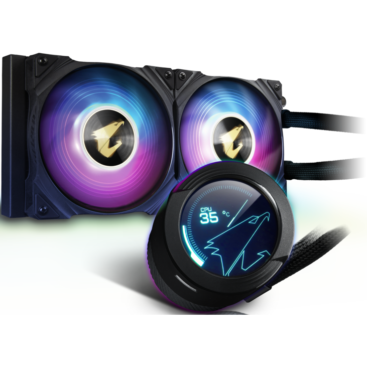 Система жидкостного охлаждения Gigabyte AORUS WATERFORCE X 240 - фото 2