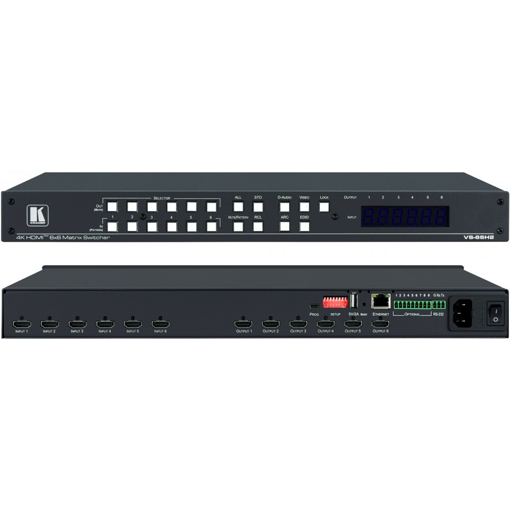 Матричный коммутатор Kramer VS-66H2