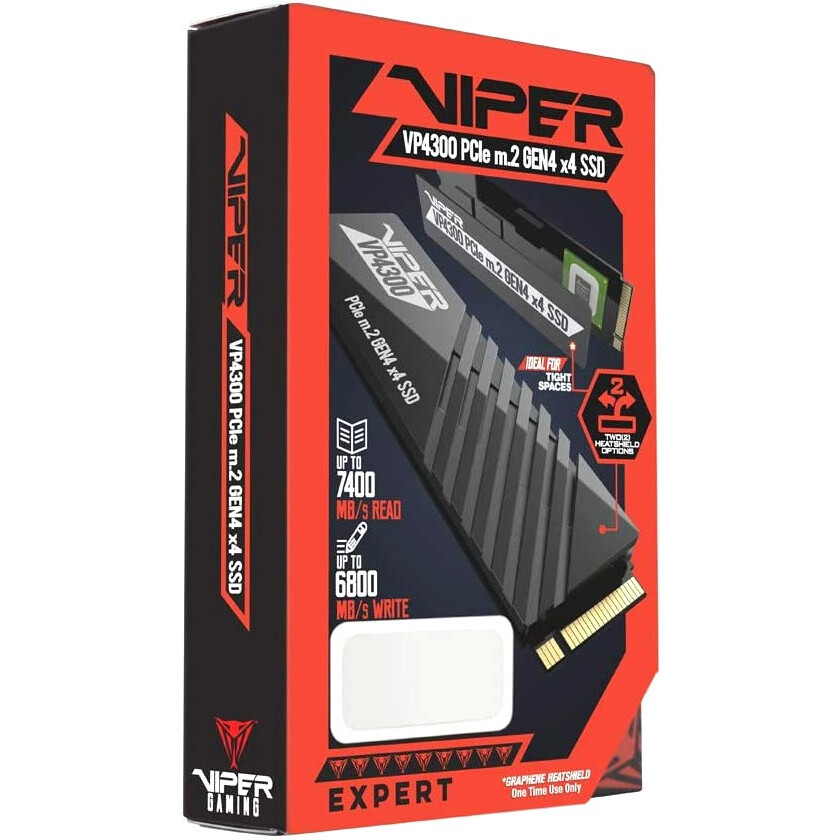 Накопитель SSD 1Tb Patriot Viper VP4300 (VP4300-1TBM28H) - фото 8