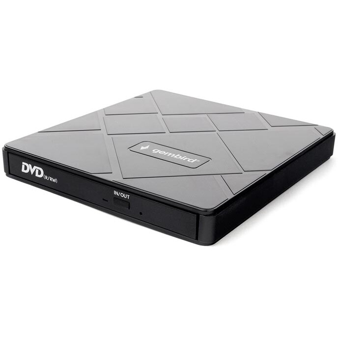 Внешний оптический привод Gembird DVD-USB-04 Black
