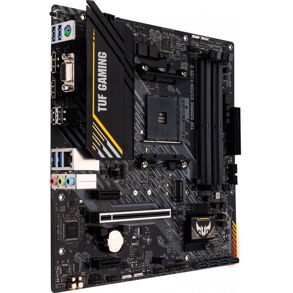 Материнская плата ASUS TUF GAMING A520M-PLUS II - фото 2