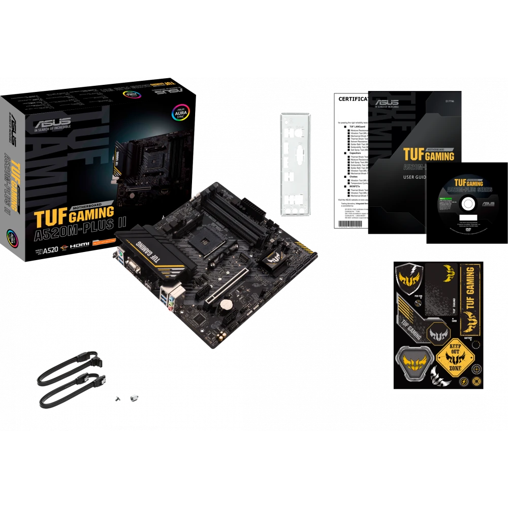 Материнская плата ASUS TUF GAMING A520M-PLUS II - фото 5