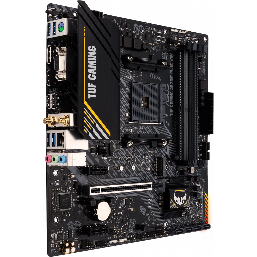 Материнская плата ASUS TUF GAMING A520M-PLUS WIFI - фото 2