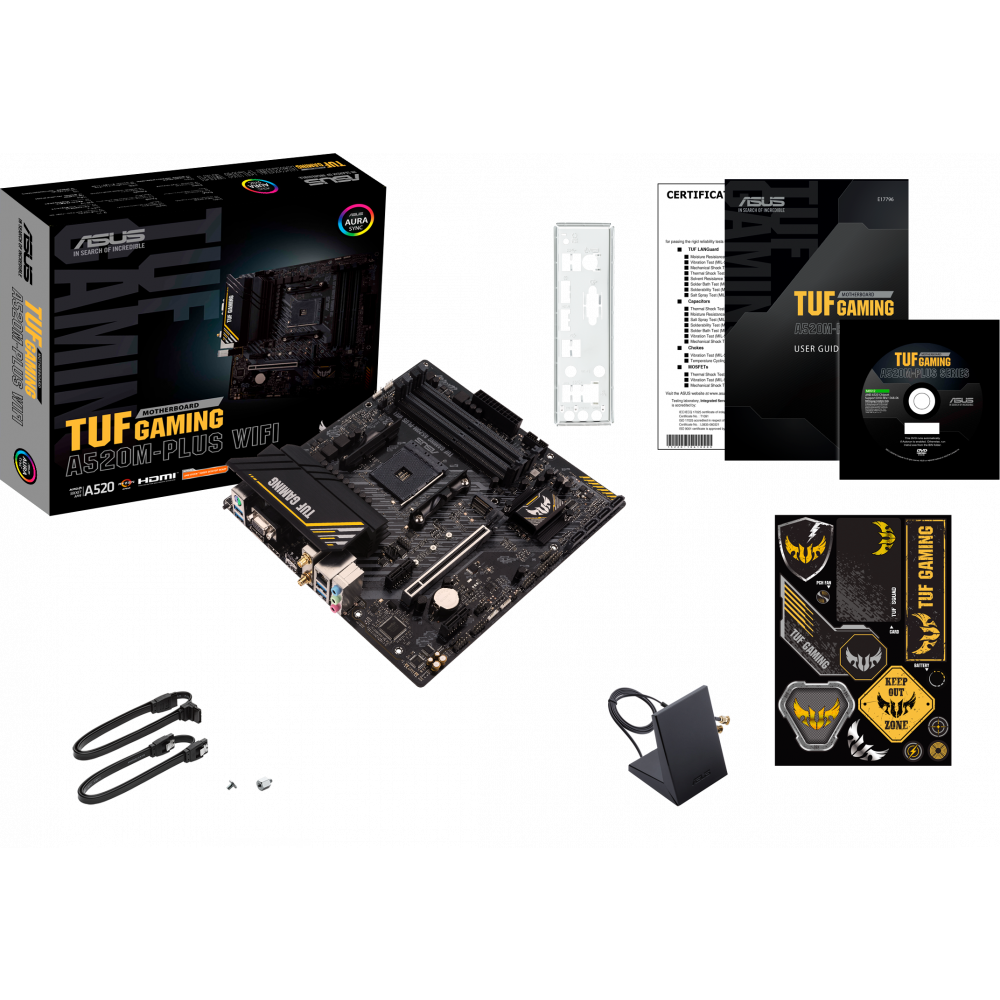 Материнская плата ASUS TUF GAMING A520M-PLUS WIFI - фото 5