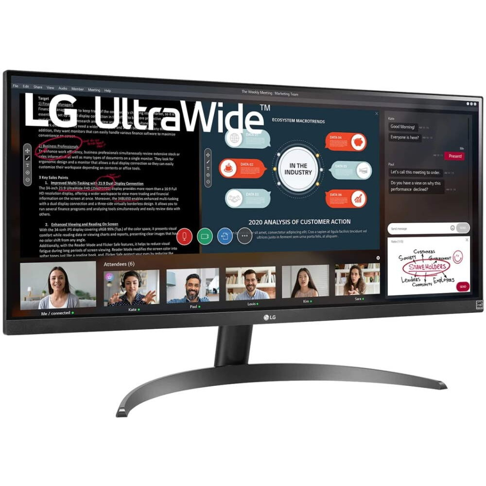 Монитор LG 29" 29WP500-B UltraWide - фото 2