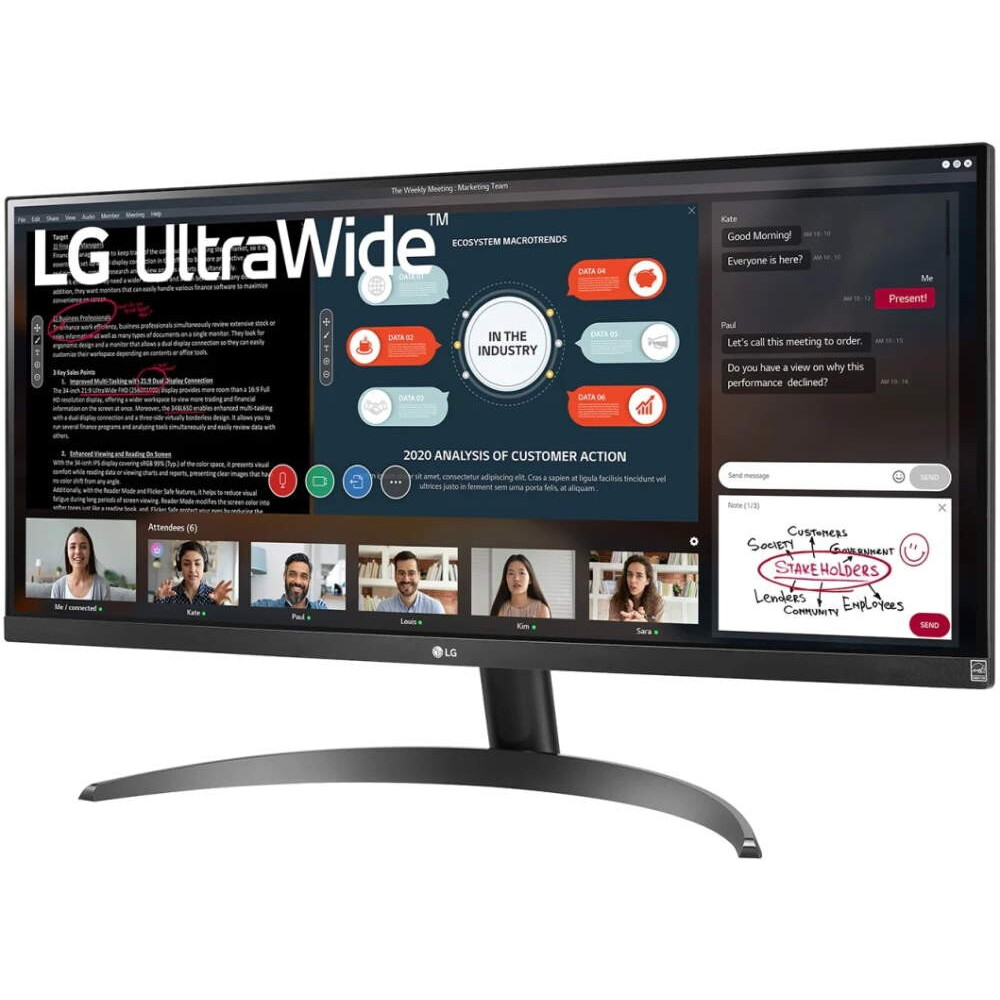 Монитор LG 29" 29WP500-B UltraWide - фото 3