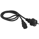 Кабель питания Schuko - C13, 7м, Lanmaster LAN-PP13/SH-7.0-BK
