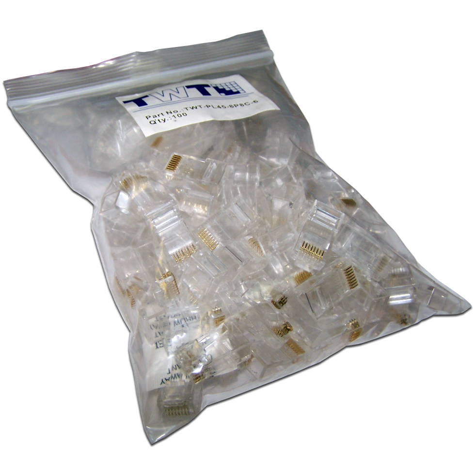 Коннектор RJ-45 TWT TWT-PL45-8P8C-6, 100 шт. - фото 2
