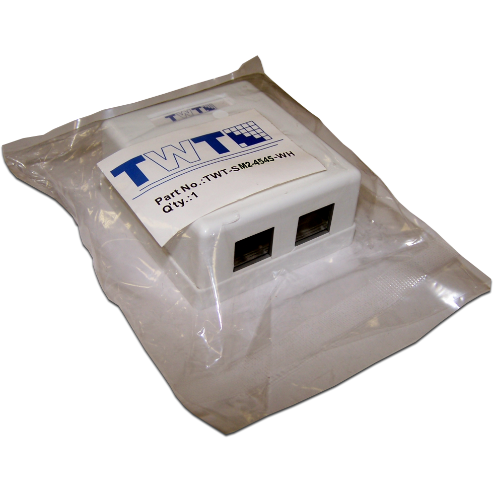 Розетка RJ-45 TWT TWT-SM2-4545-WH - фото 2
