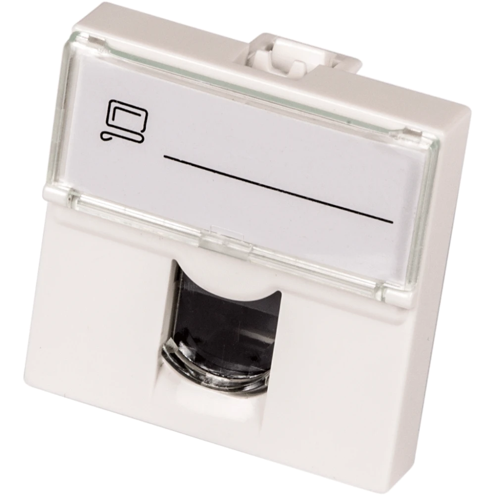 Вставка RJ-45 Lanmaster LAN-SIP-23U5E-WH