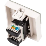 Вставка RJ-45 Lanmaster LAN-SIP-23U5E-WH
