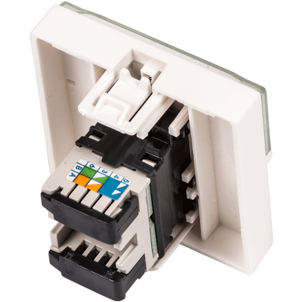 Вставка RJ-45 Lanmaster LAN-SIP-23U5E-WH - фото 2