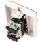 Вставка RJ-45 Lanmaster LAN-SIP-23U5E-WH - фото 2