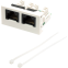 Вставка RJ-45 Lanmaster LAN-WA-LP-2X45/5E-WH